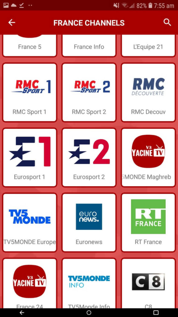 yacine tv apk français
