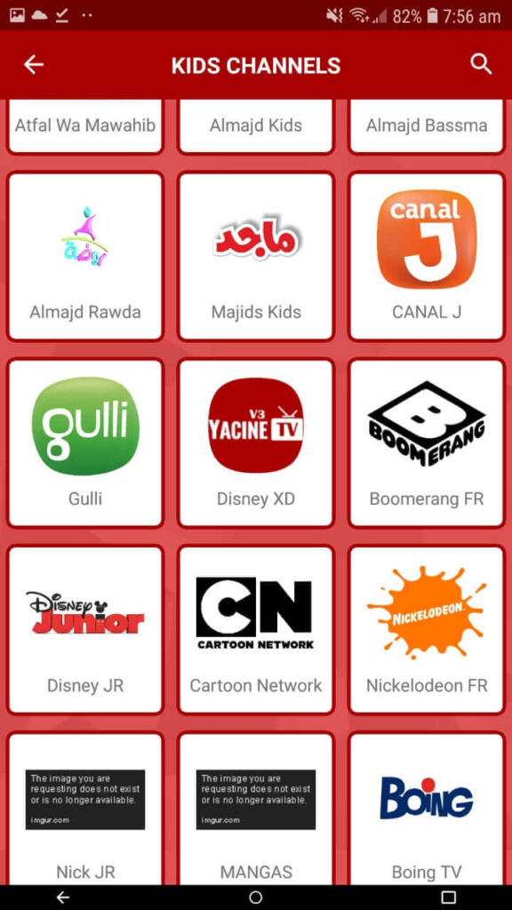 yacine tv live kids channels streaming