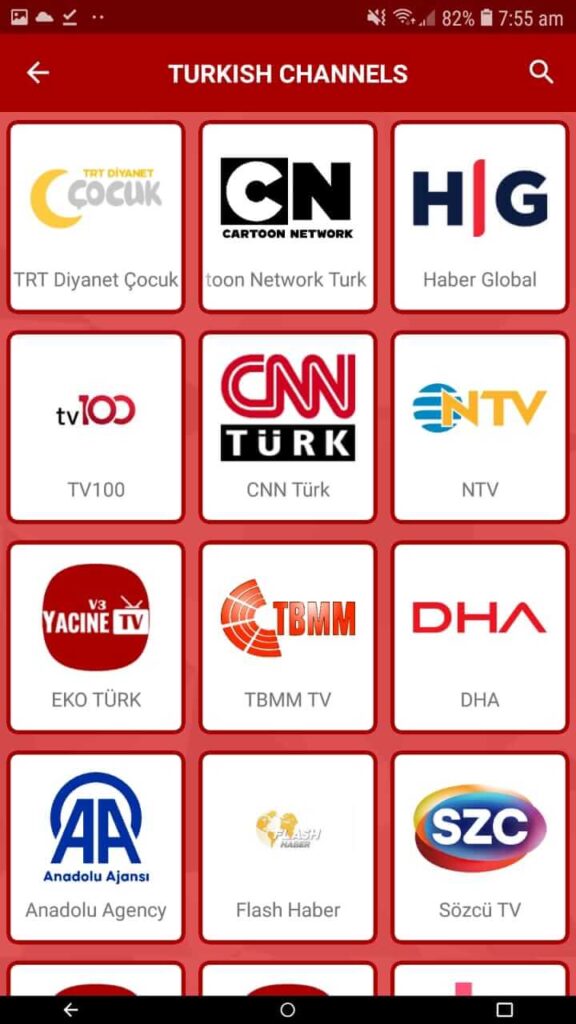 yacine tv türkçe Channels