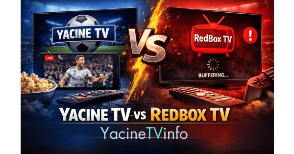 Yacine TV vs RedBox TV streaming comparison
