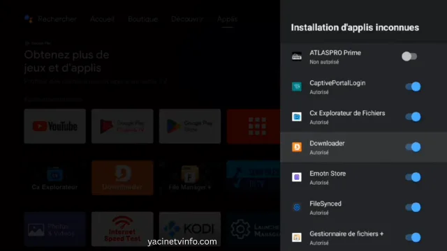 Yacine TV in Smart TV