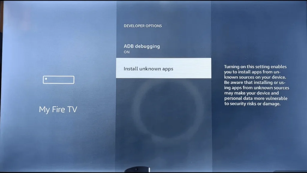 Install unknown app