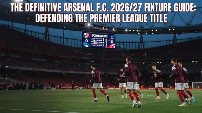 Arsenal Fixtures 2026/27