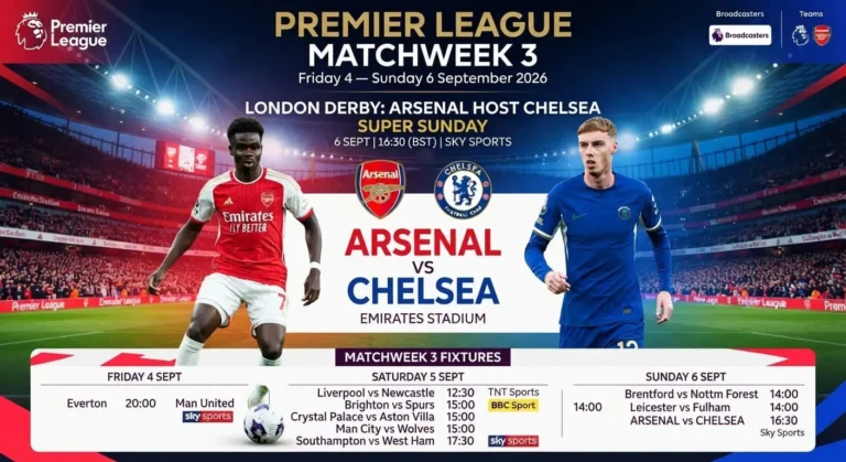Premier League Matchweek 3