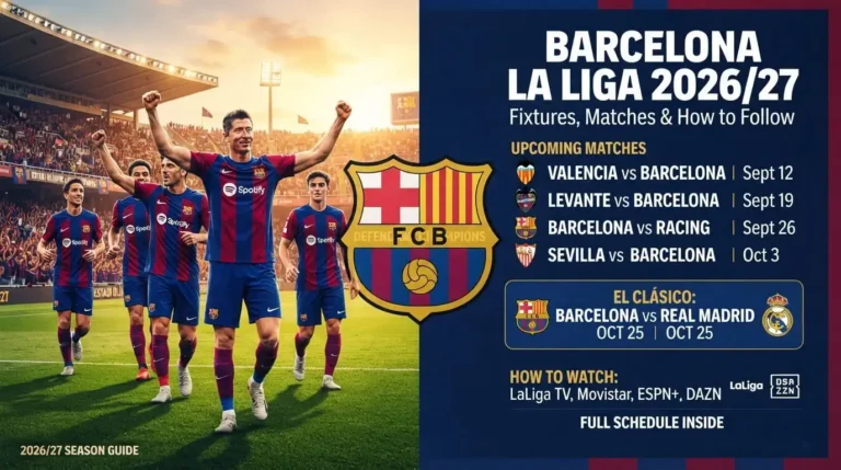 Barcelona La Liga 2026/27